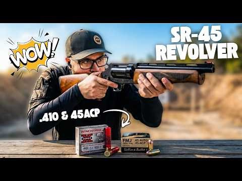 One Revolver, TWO Calibers?! SR45 Shooting .410 AND .45 ACP 😳