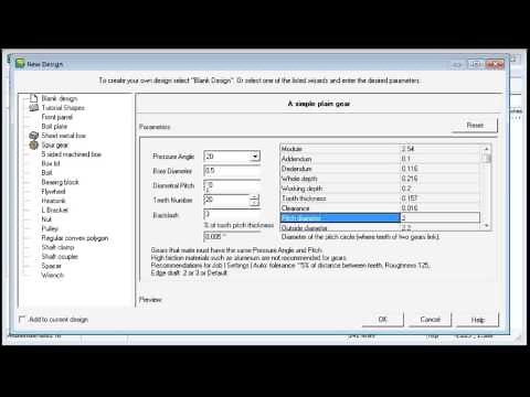 2D Trick 10: How to Create a Spur Gear Using the Design Wizard