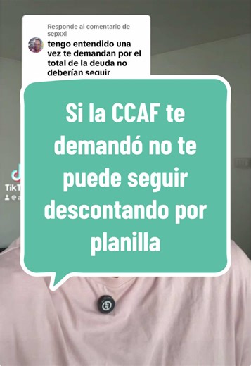 Demanda de CCAF: ¿Puedes seguir descontando?
