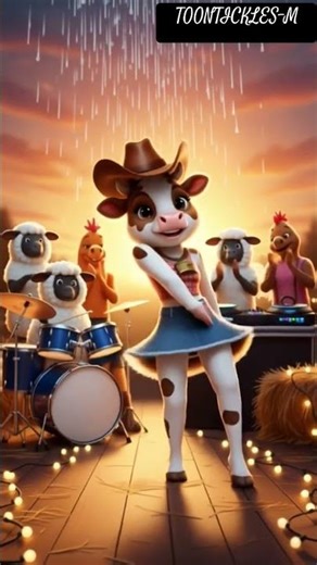 Move to the rhythm with the dancing cow girl! 🎵 #3d #dance #cowgirl #cow #funny #ai #fypシ゚viral