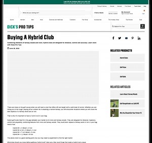 Buying A Hybrid Club