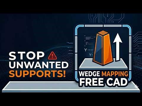 FreeCAD Tutorial: Mapping Wedge Y-Axis to Z-Axis for Perfect 3D Printing