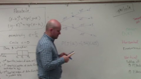 Using a tree diagram to find the conditional probability