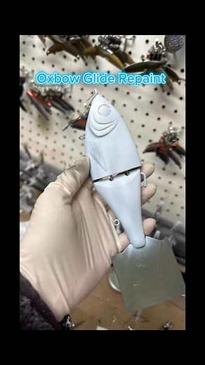 Oxbow Glide repaint. Hope you like it! #oxbowswimbaits #swimbaitfishing #airbrushartist #bassfishinglife #customlures | Colorado Custom Lures