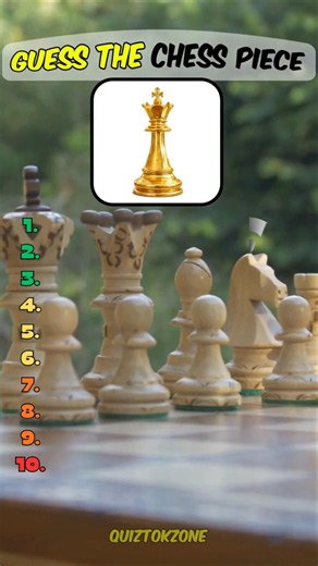 Can You Name These 10 Chess Pieces? | Ultimate Chess Quiz Challenge #quizshorts #quiz