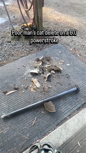Thomas Newcomb on Instagram: "Don’t lie….you’ve done this….. #powerstroke #exhaust #diesel #performance #power #cheap"