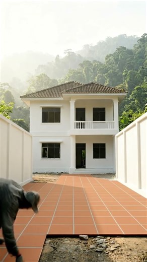 The process of restoring abandoned houses