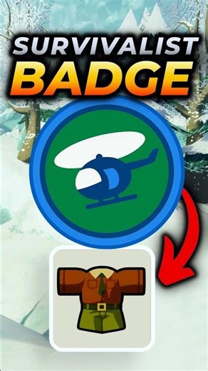 How to get the SURVIVALIST BADGE and Scout Masters Outfit in Peak!