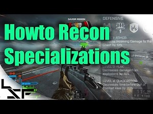 BF4 Howto Recon Ep.10 Specializations | Sniping Tips & Tricks (Recon Tutorial)
