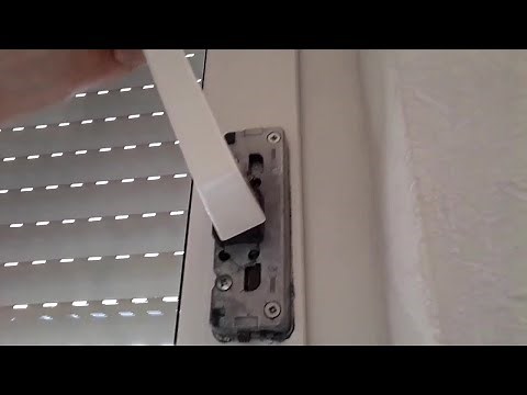 Terrasse Kipp Schiebe Tür GU-Getriebegriff gebrochen.