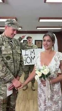 Her brother came home just in time 🥹🩷 BEAUTIFUL WEDDING👰🏻‍♀️⭐