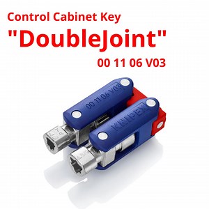 With four different zinc die-cast key profiles in a single key, the KNIPEX Control Cabinet Key "DoubleJoint" (00 11 06 V03) is the perfect tool for dealing with locking systems in electrical engineering, gas and water supply, air conditioning, and ventilation systems! 🗝 For more information: https://bit.ly/3fcyaPk | Knipex