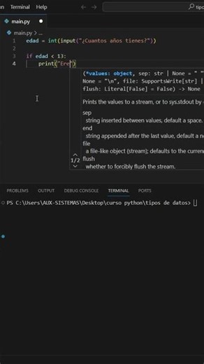 Python desde cero: elif #python #aprendepython #shorts