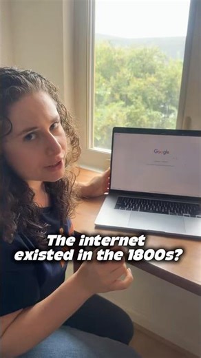 The Internet existed in the 1800s? #History #design