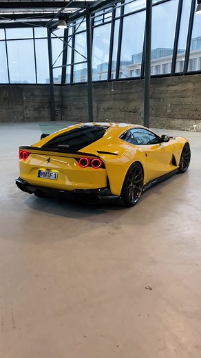 V12 Engine Sound | Ferrari 812 Yellow | Novitec Exhaust