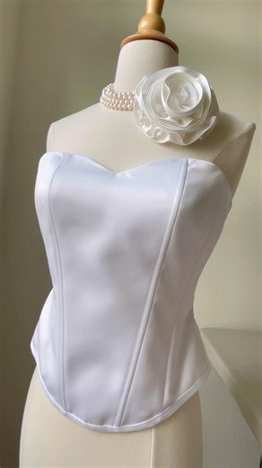Classic corset for a bride