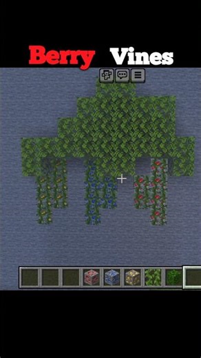 Minecraft Berry Vines Build Hack #minecraftshorts #viral