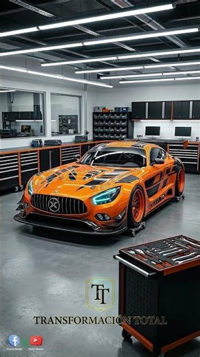 ✨ El AMG GT que salió de una película Ciberpunk. De kit de carrocería a la noche urbana. 🦾