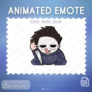 DBD Animated Michael Myers Dancing Emote: Twitch, Discord (GIF Digital Download) | Dbd Emotes - Etsy