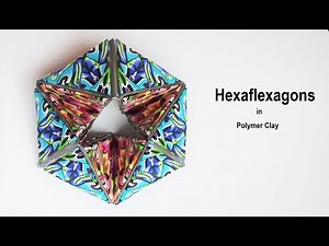 Hexaflexagons in Polymer Clay, a Tutorial