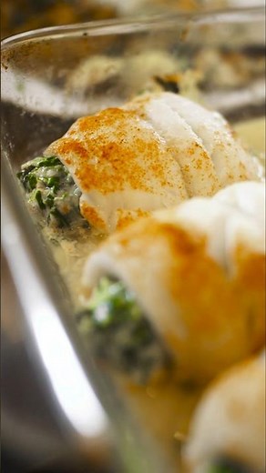 Delicious Spinach Stuffed Sole Recipe #cooking #howto