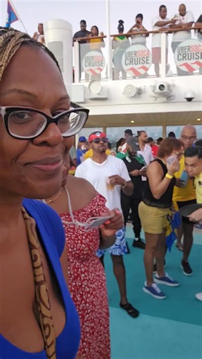 Look who made it in her first Uber Soca cruise! I spy . . . Ubersoca Cruise | Gabrielle Valentine Cantave