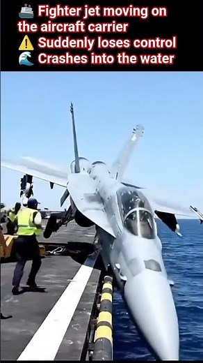 Fighter Jet Falls Into the Water 💥✈️🌊 | What Went Wrong?