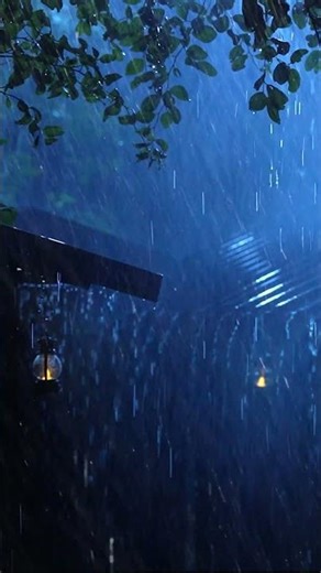 Sleep Fast with Calming Rain & Thunder Sounds #shorts