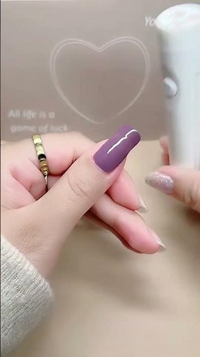 Elegant Purple Gel Nails | Trending 2025 💅💜