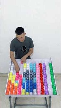 Happy Color Ball Sorting Machine #asmr #puzzle #puzzlegame