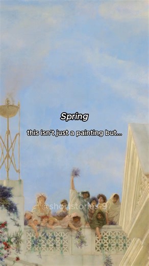 Spring isn’t just a painting but… | Short stories #shorts #painting