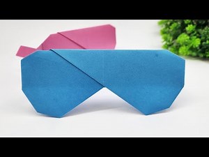 How To Make Paper Sunglasses Without Glue and Scissor | Paper Folding Crafts | Paper Craft