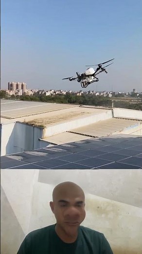 Solar Panels Cleaned by Flying Drones Is Insane