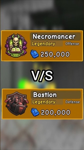 Necromancer vs Bastion in Survive Zombie Arena! #roblox #edit #necromancer #bastion #zombie #arena