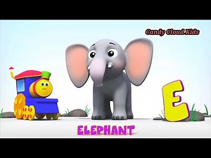E is for Elephant! Letter E Song For Kids | ABC Animals With Candy Cloud Kids