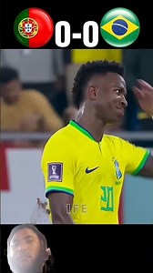 Ronaldo Showed Neymar and Vini Jr Who is The Boss | Portugal vs Brazil World Cup#football #shorts