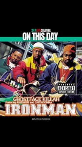 20K views · 1K reactions | October 18, 1996, Ghostface Killah released his debut solo album ‘Ironman’ #GhostfaceKillah #Daytona500 #Ironman #HipHop #wutang #music #Emcee #247LC #247LiveCulture | 247 Live Culture | Facebook