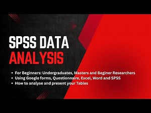 SPSS Data Analysis Tutorial for Beginners | From Google Forms to APA Tables