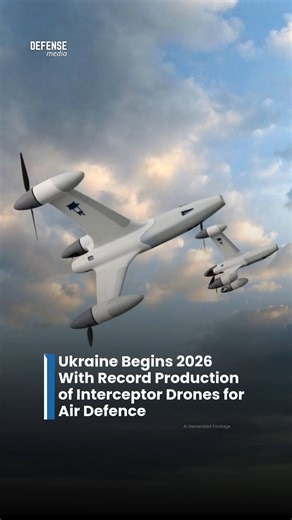 Ukraine has significantly expanded its domestic production of interceptor drones as part of a broader evolution in its air defence approach. According to defense officials, facilities in Ukraine are now producing up to 1,500 first-person view (FPV)-based interceptor drones per day, designed to help counter large numbers of low-cost aerial threats such as Shahed-type unmanned aerial vehicles. | Defense Media