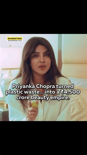 She didn’t sell luxury.She sold purpose. In 2021, Priyanka Chopra launched Anomaly —a haircare brand built from 100% recycled plastic bottles.No fancy bottles. No sky-high prices.Just clean, sustainable beauty for everyone. Today, it’s worth over ₹4,500 crore,making it the 2nd biggest celebrity beauty brand in the world. 🌍She proved —you don’t need luxury to build a legacy,just vision, belief, and purpose. ✨📌 Save this for inspirationFollow @marketing.growmatics for more real business stories#