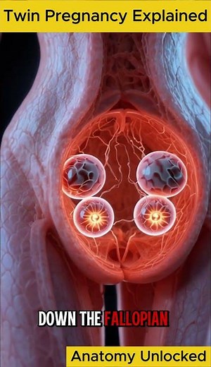 How Fraternal Twins Are Formed | Double Ovulation & Twin Pregnancy Explained in 3D Animation