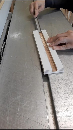 How to make groove for a LED-U channel.📝👈 #woodworking #tutorial #tips #shorts