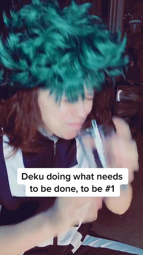 I’m sorry I thought this was funny😂 #bnha #cosplay #allmight #deku #bnhacosplay