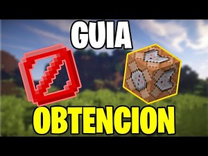 ✅COMO CONSEGUIR BLOQUES INVISIBLES👁❌ Y BLOQUES DE COMANDOS🍊 EN MINECRAFT
