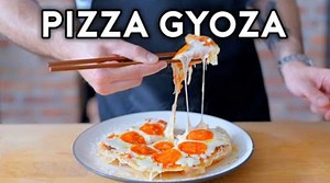 In the 2012 3D-animated reboot of the 2003 re-imagining of the classic 1987 animated series, channeling the lighthearted energy of the 2007 film and preceding the creepy 2014 CGI Michael Bay adaptation, the first season's 21st episode of Teenage Mutant Ninja Turtles' 5-season arc features the eponymous quartet of combatants enjoying something curious: pizza gyoza. Let's make some! Music: "GOMO" by Broke for Free https://soundcloud.com/broke-for-free Babish Cookware on Amazon: http://bit.ly/babis