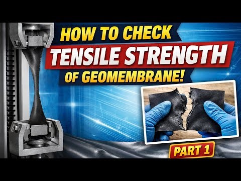 How to Test Geomembrane Strength Using UTM Machine | Step-by-Step Guide