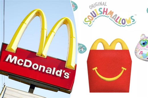McDonald’s debuts  12 Squishmallow Happy Meal toys — with a hi-tech twist