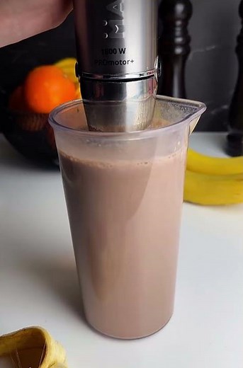 Healthy Chocolate Dessert in 5 Minutes 🍌🍫