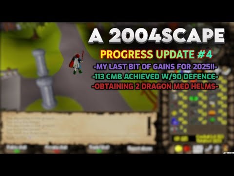 A 2004Scape Progress Update for December 2025!! Dragon Med Helms + Skilling Goals (Lost City)