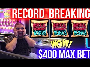 😱One Of The BIGGEST JACKPOTS On YouTube History For Diamond Queen- $400 Max Bet